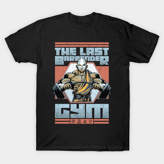 The Last Barbender Gym - Avatar Funny Parody T-Shirt by Studio Mootant